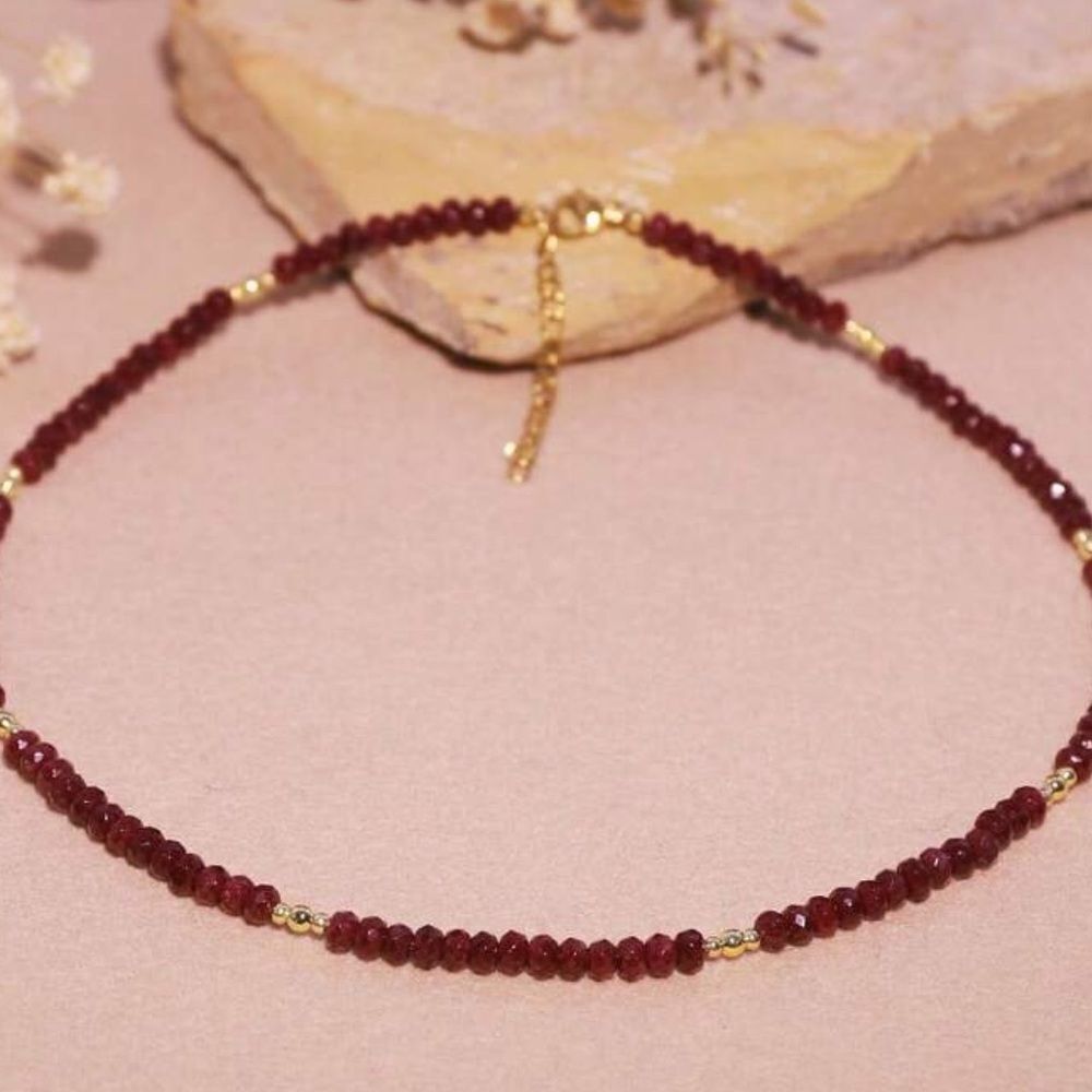 Garnet Necklace#1790